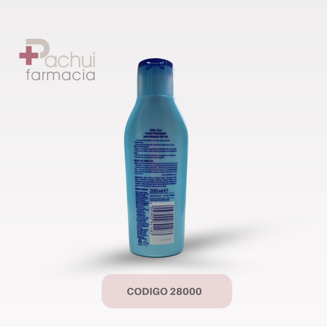 CREMA NIVEA AFTER SUN 200ML