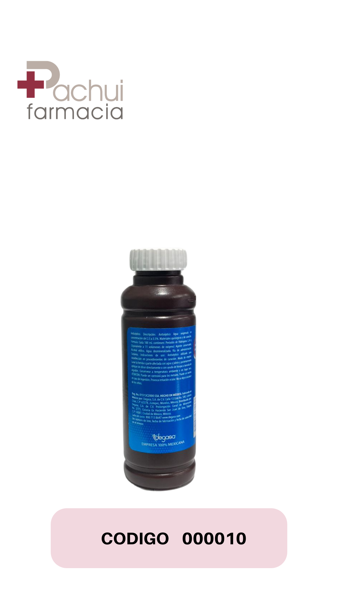 AGUA OXIGENADA DERMOCLEAN 100ML