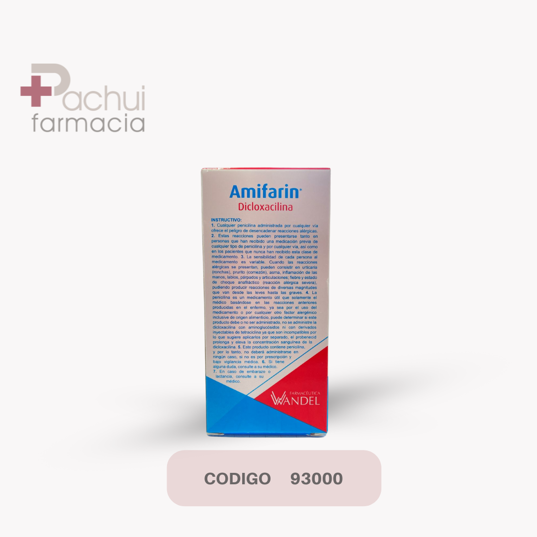 AMIFARIN 1 SUSP 125MG/60 ML