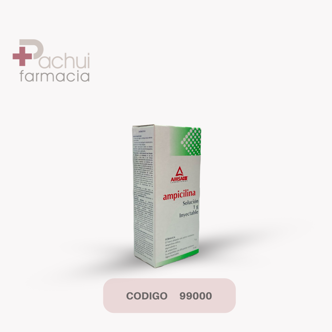 Ampicilina 1 G Sol Iny C/1 Amp
