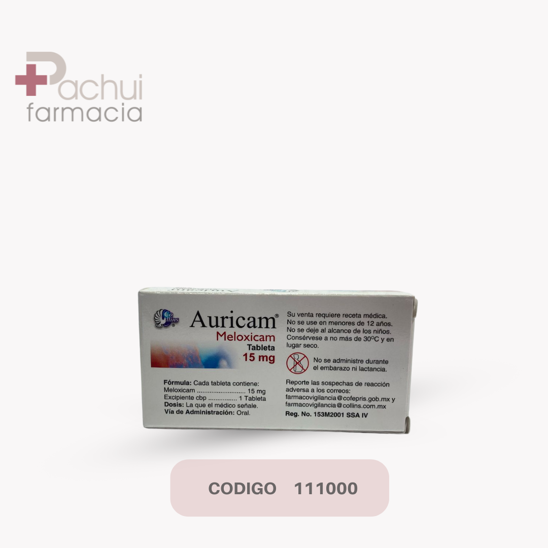 Auricam 15 Mg C/10 Tab