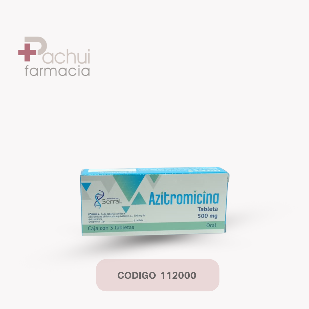 Azitromicina 500 Mg C/3 Tab