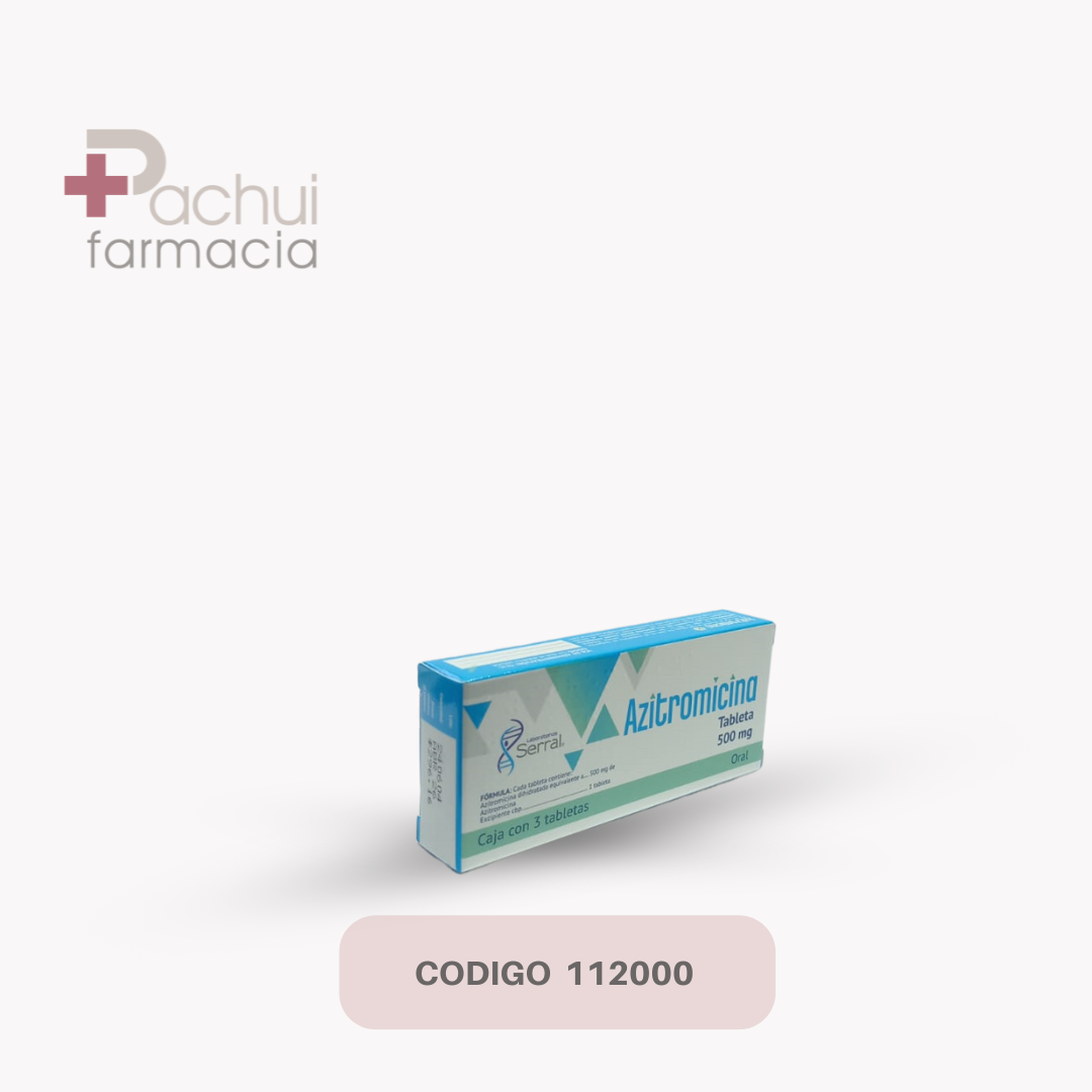 Azitromicina 500 Mg C/3 Tab