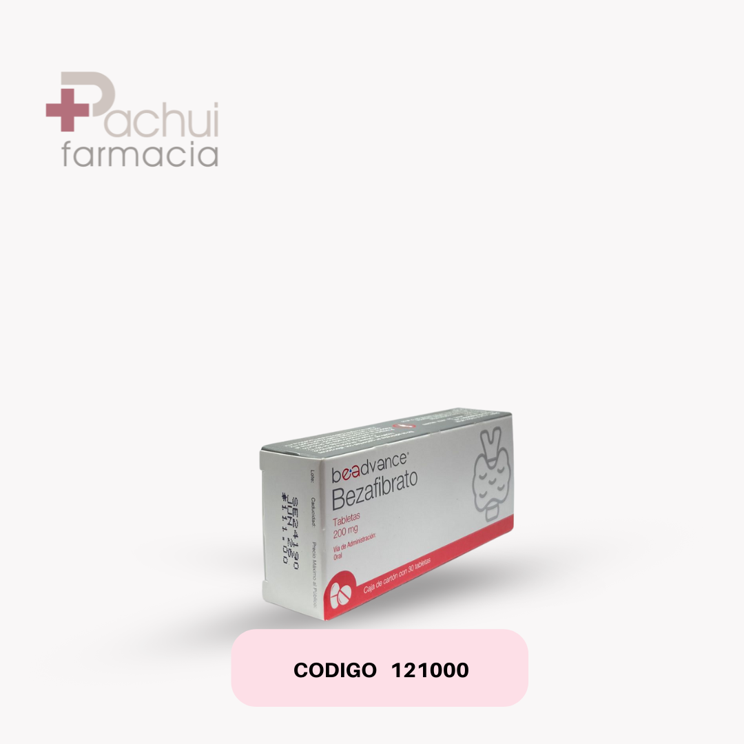 Bezafibrato 30 Tab 200 Mg