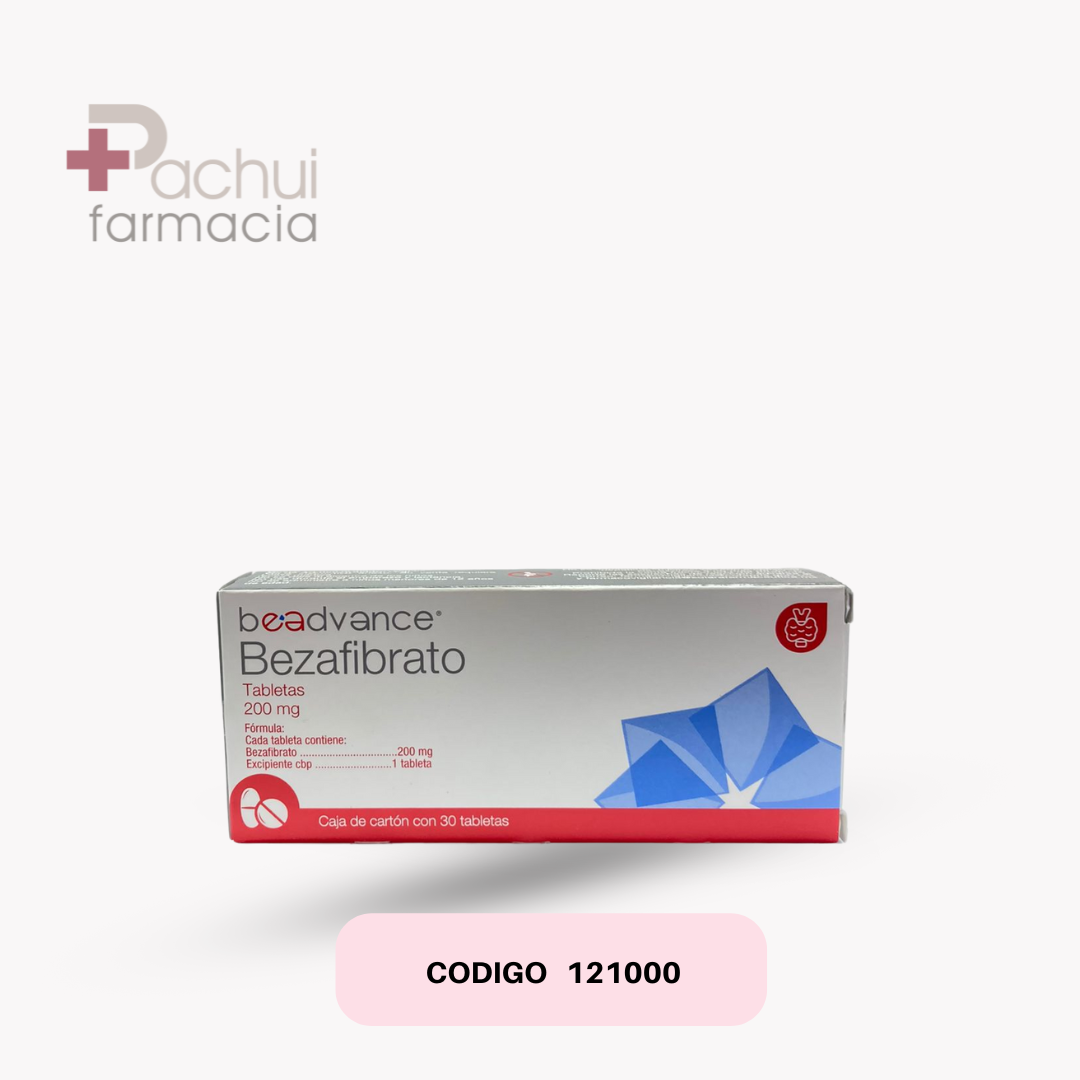 Bezafibrato 30 Tab 200 Mg