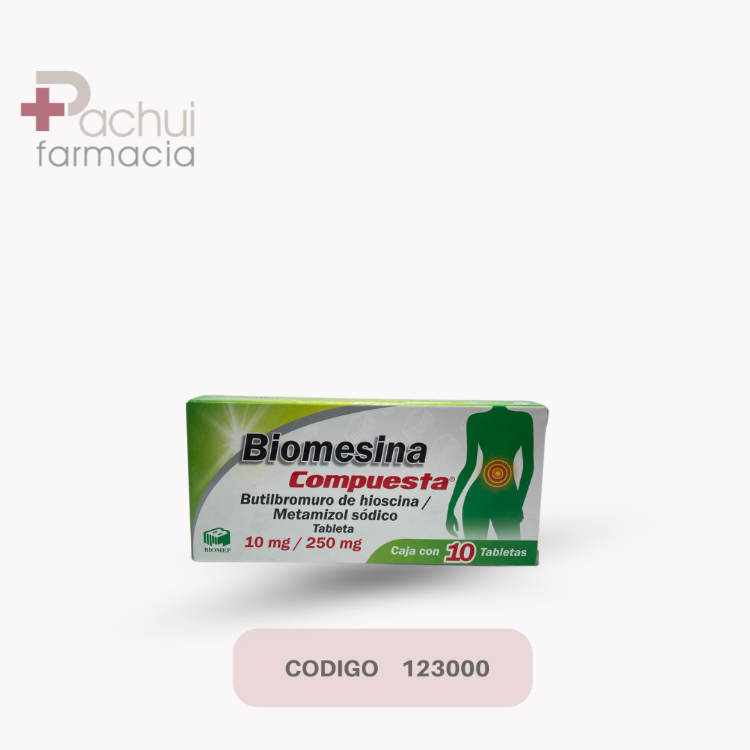 Biomesina Cta 250/10 Mg C/10 Tab