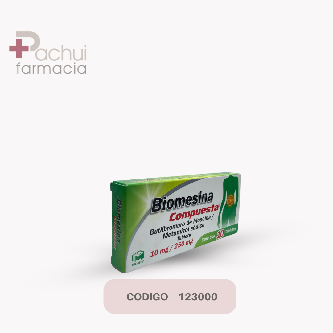Biomesina Cta 250/10 Mg C/10 Tab