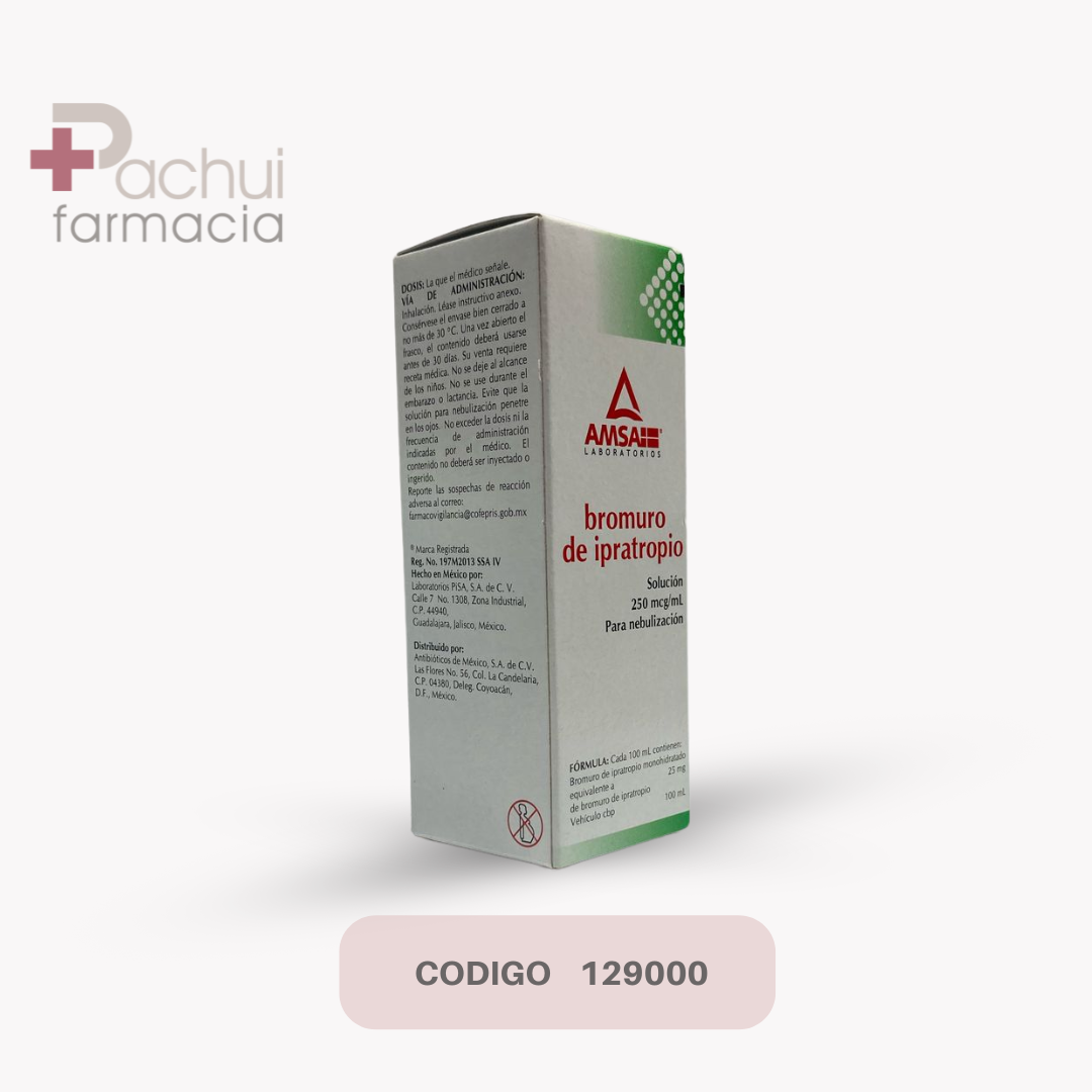 Bromuro De Ipratropio 1 Fa 25 Mg/20 Ml