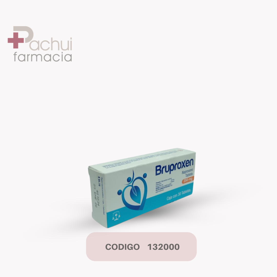 Bruproxen 250 Mg C/30 Tab