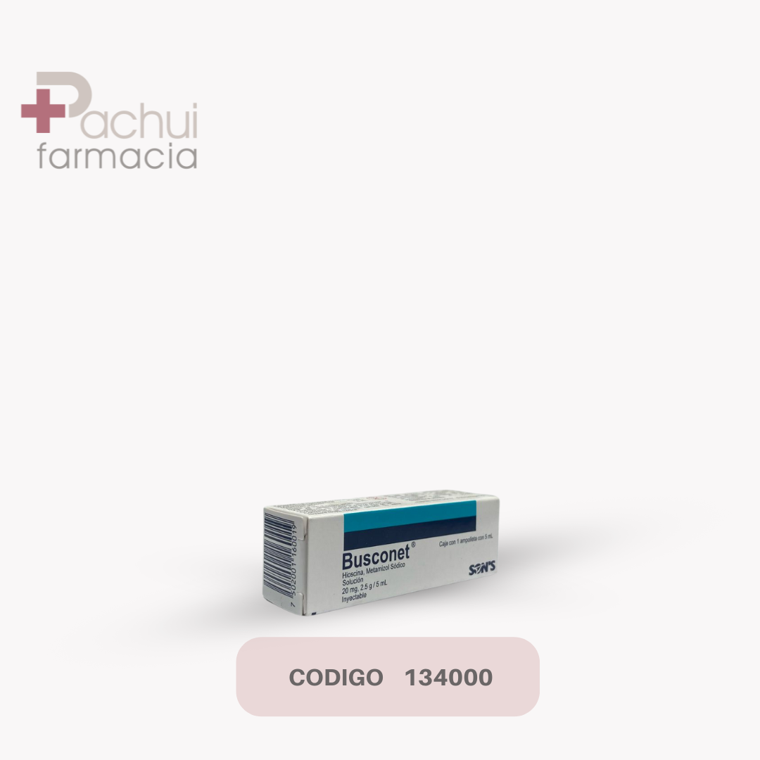 Busconet 2.5 G/20 Mg Sol Inv C1 Amp 5 Ml