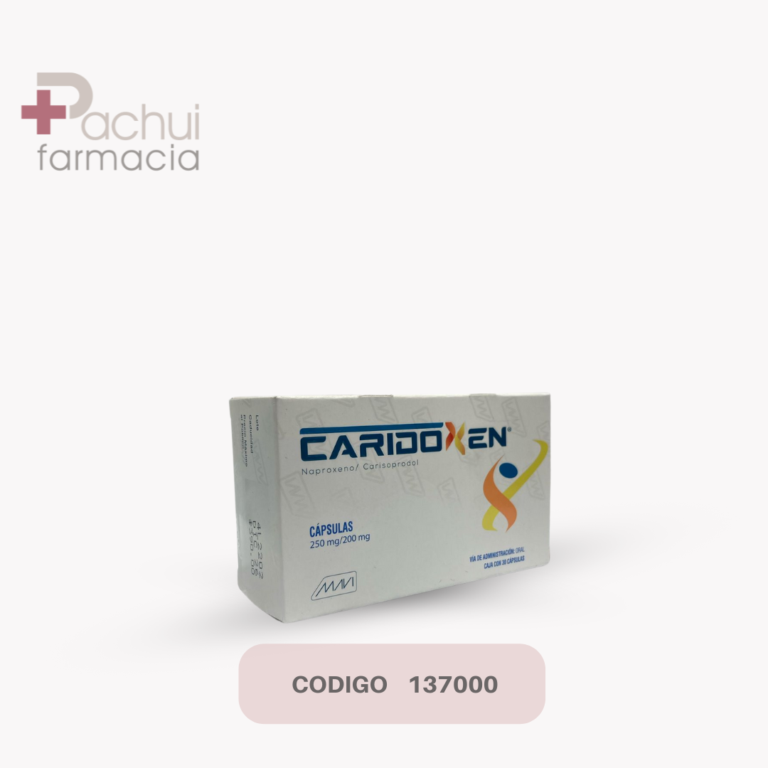 Caridoxen 250/200 Mg C/30 Cap