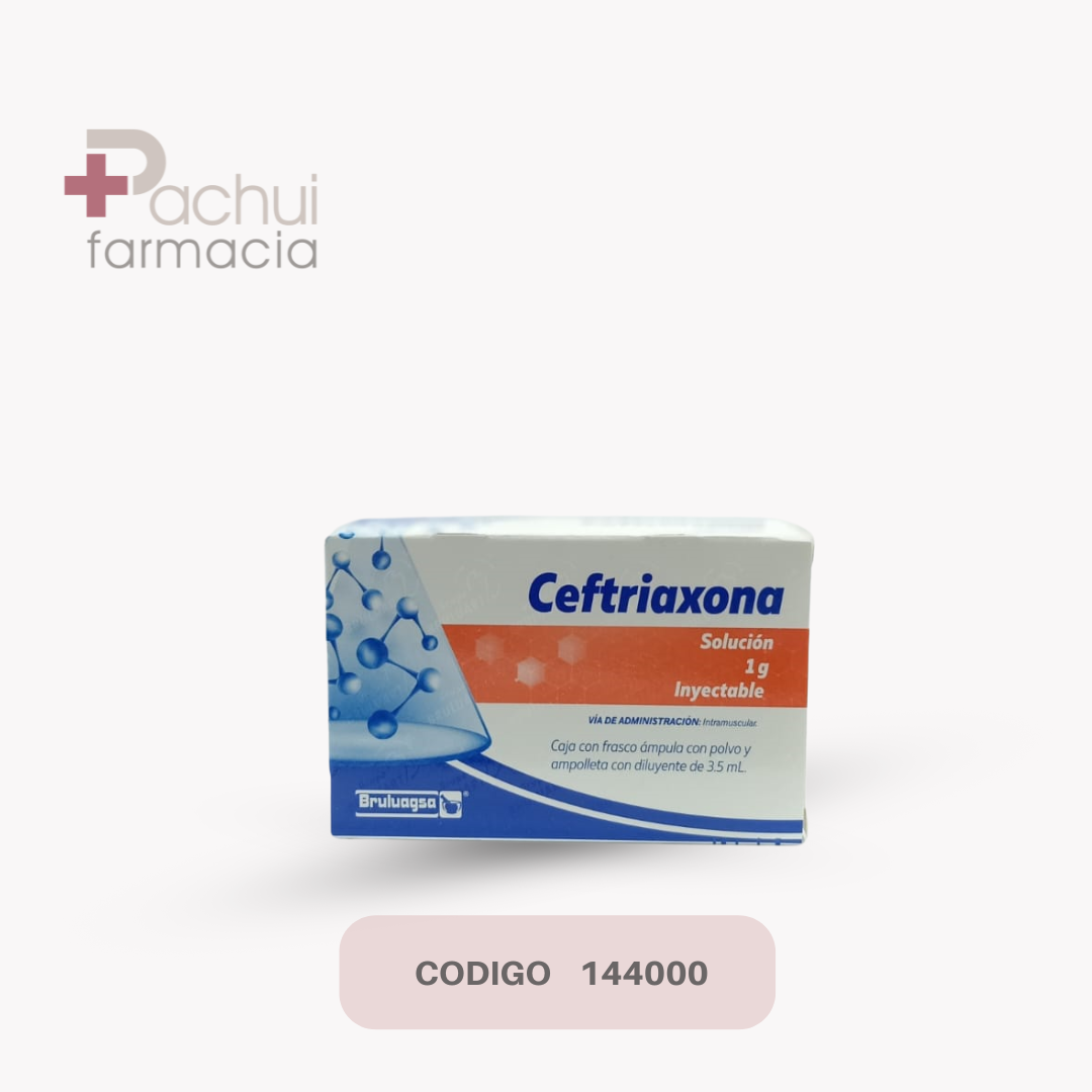 Ceftriaxona Im 1G Sol Inv C/1 Amp
