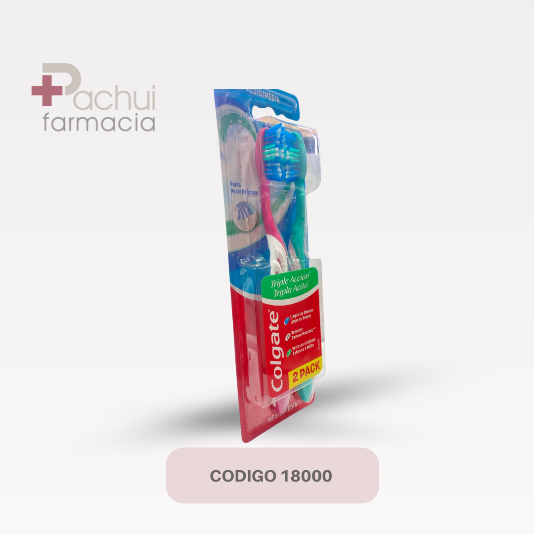 Cepillo Colgate Dental Trip Acc 2X1