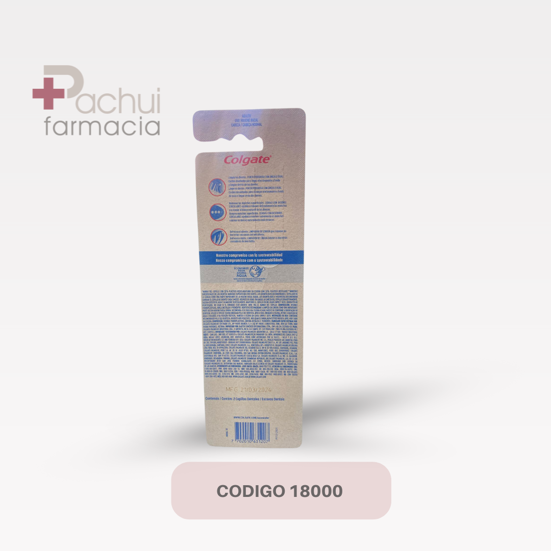 Cepillo Colgate Dental Trip Acc 2X1
