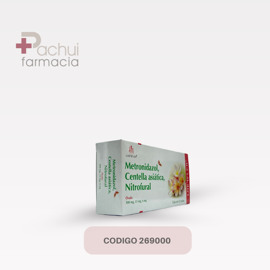 Metronidazol, Cent, Nitro 12 Ovs 300 Mg