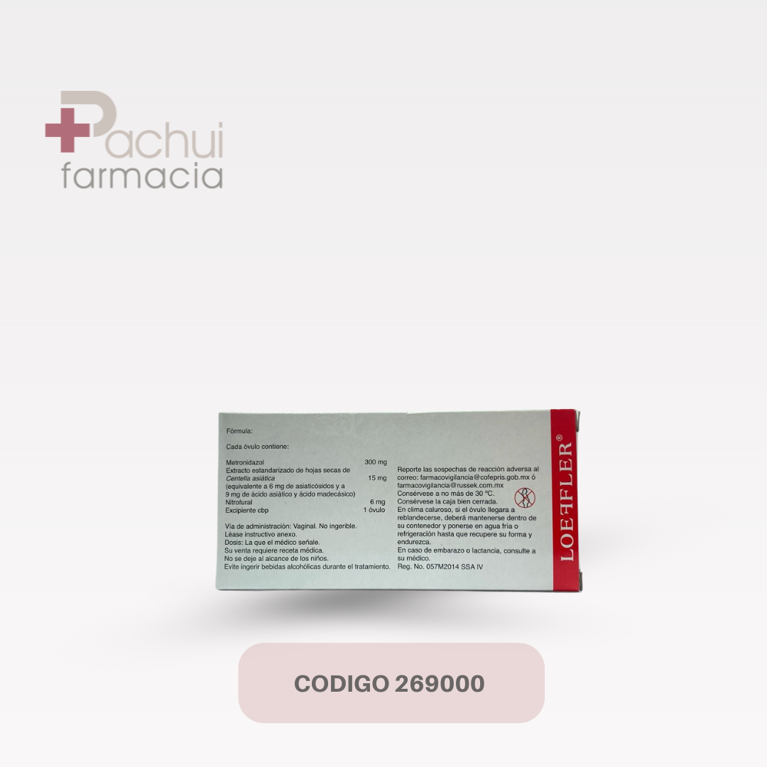 Metronidazol, Cent, Nitro 12 Ovs 300 Mg