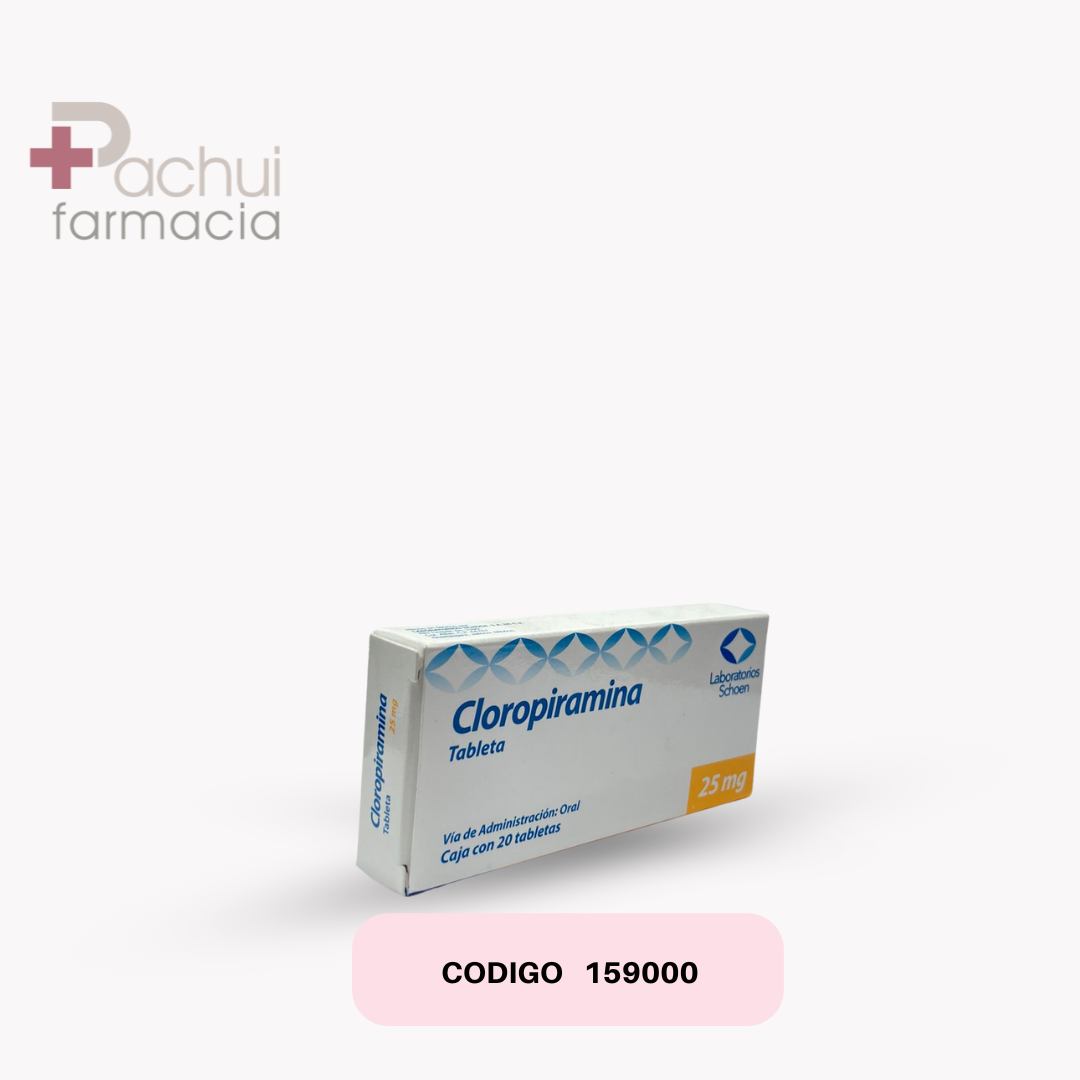 Cloropiramina 25 Mg C/20 Tab