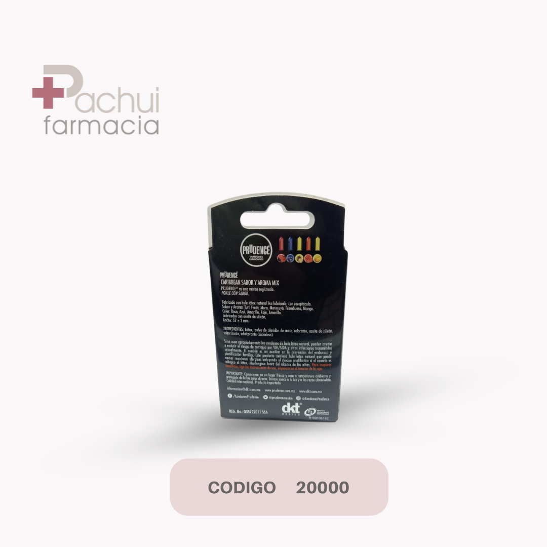 CONDONES PRUDENCE CARIBBEAN C/5