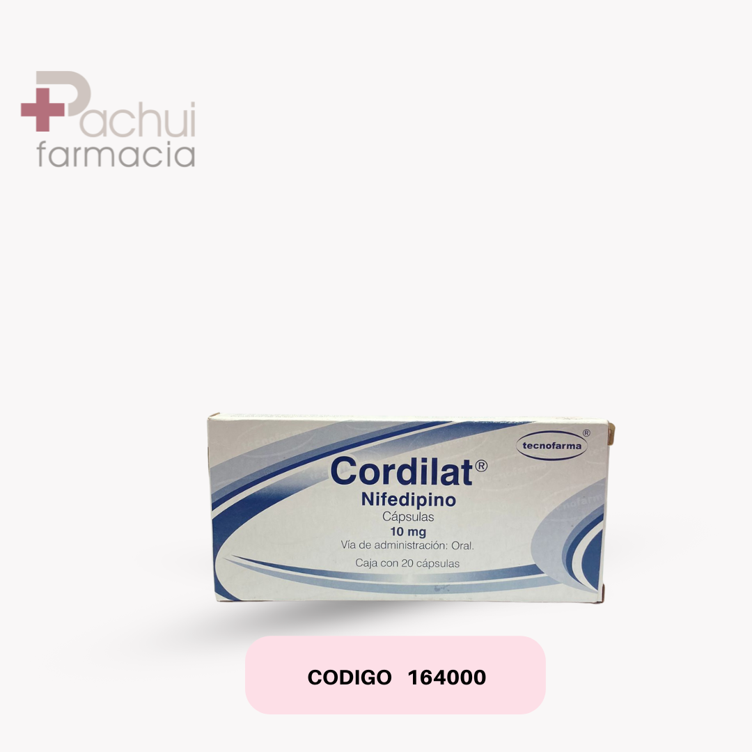 Cordilat 20 Caps 10 Mg