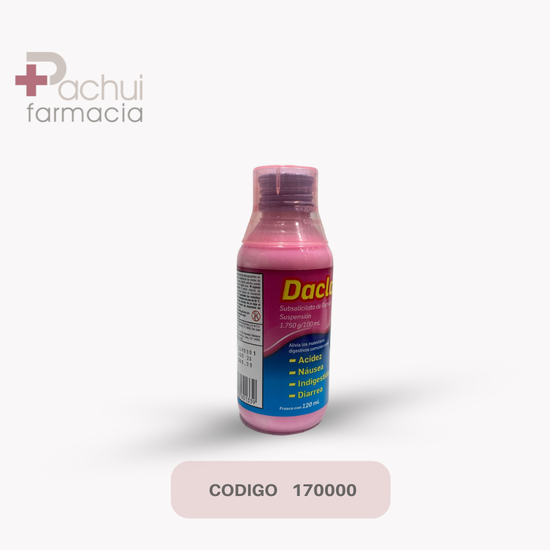 Daclafin Subsalicilato De Bismuto 120 Ml