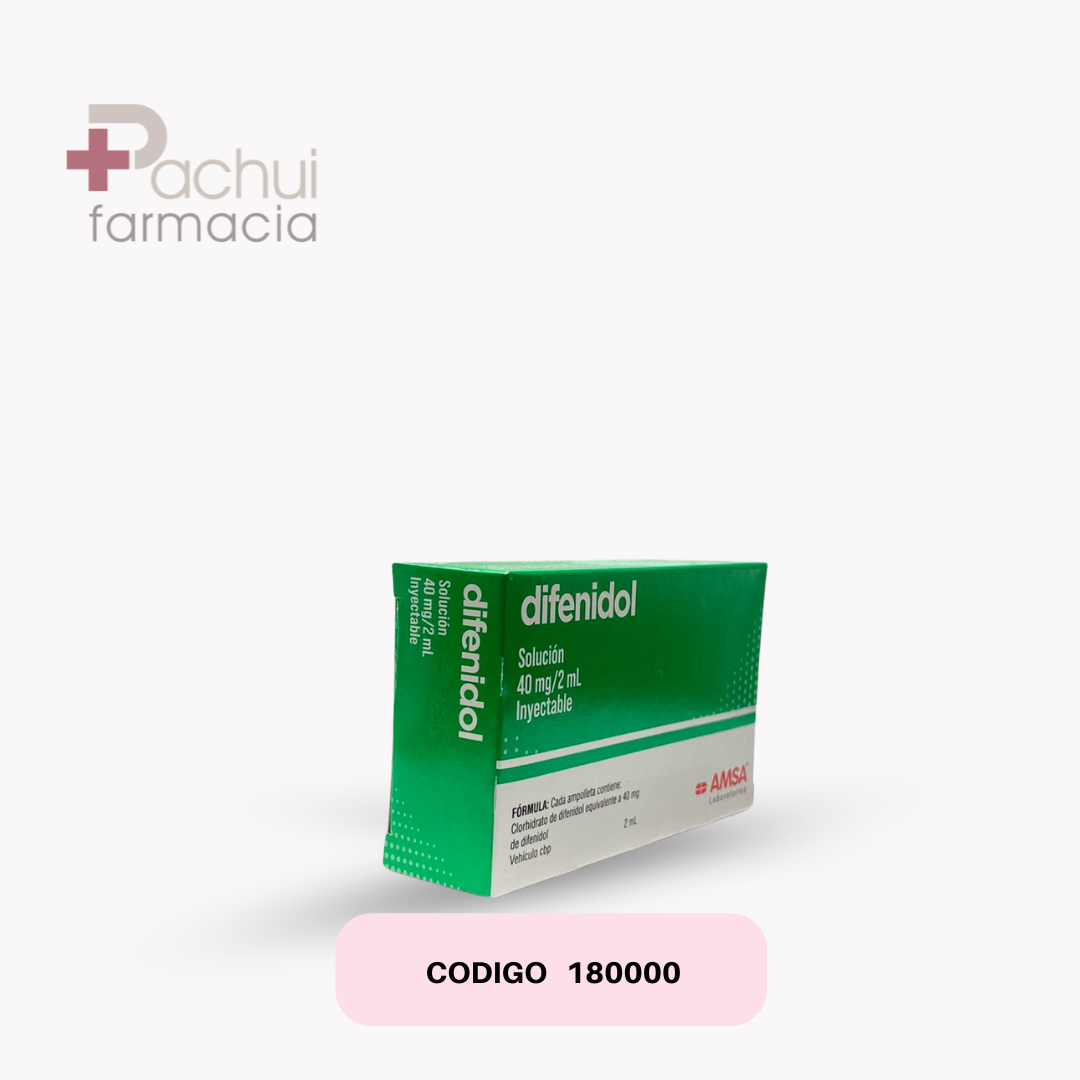Difenidol 40 Mg Sol Iny C/2 Amp 2Ml