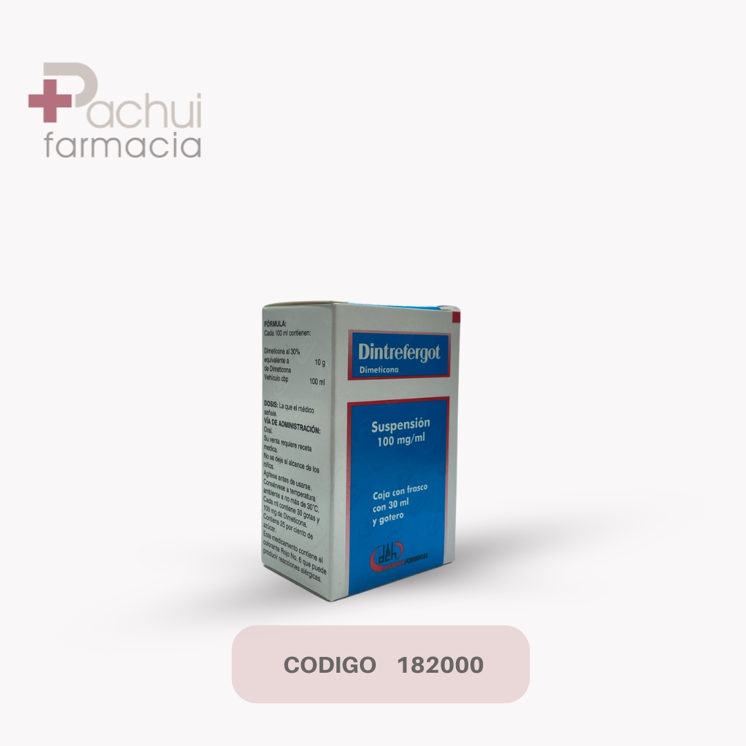 Dintrefergot 1 Susp 100Mg/1/30 Ml
