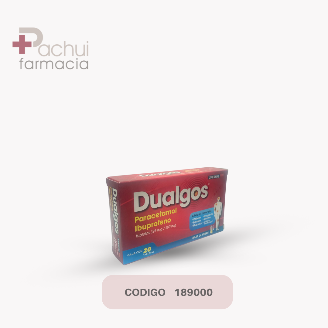 Dualgos 325/200 Mg C/20 Tab