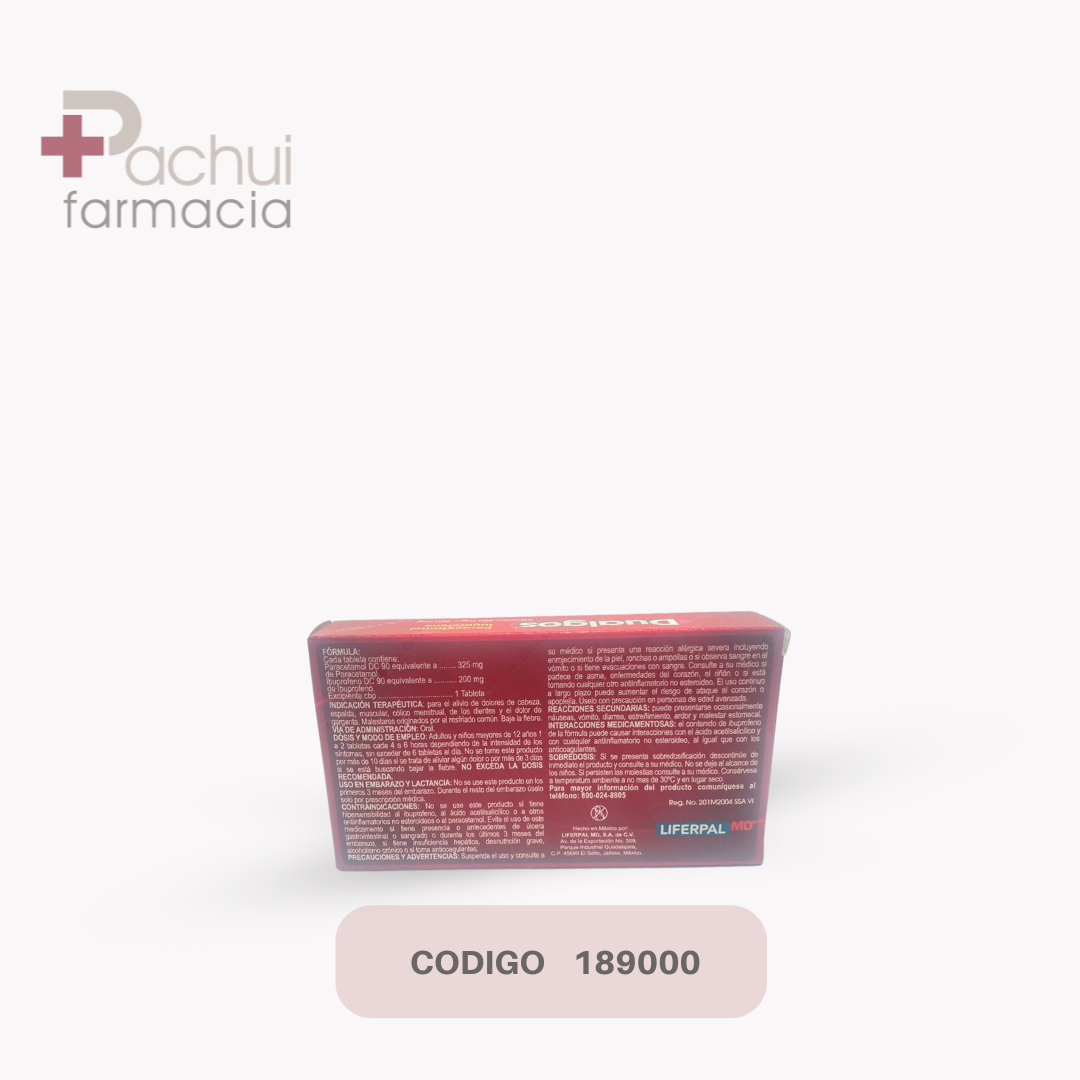 Dualgos 325/200 Mg C/20 Tab