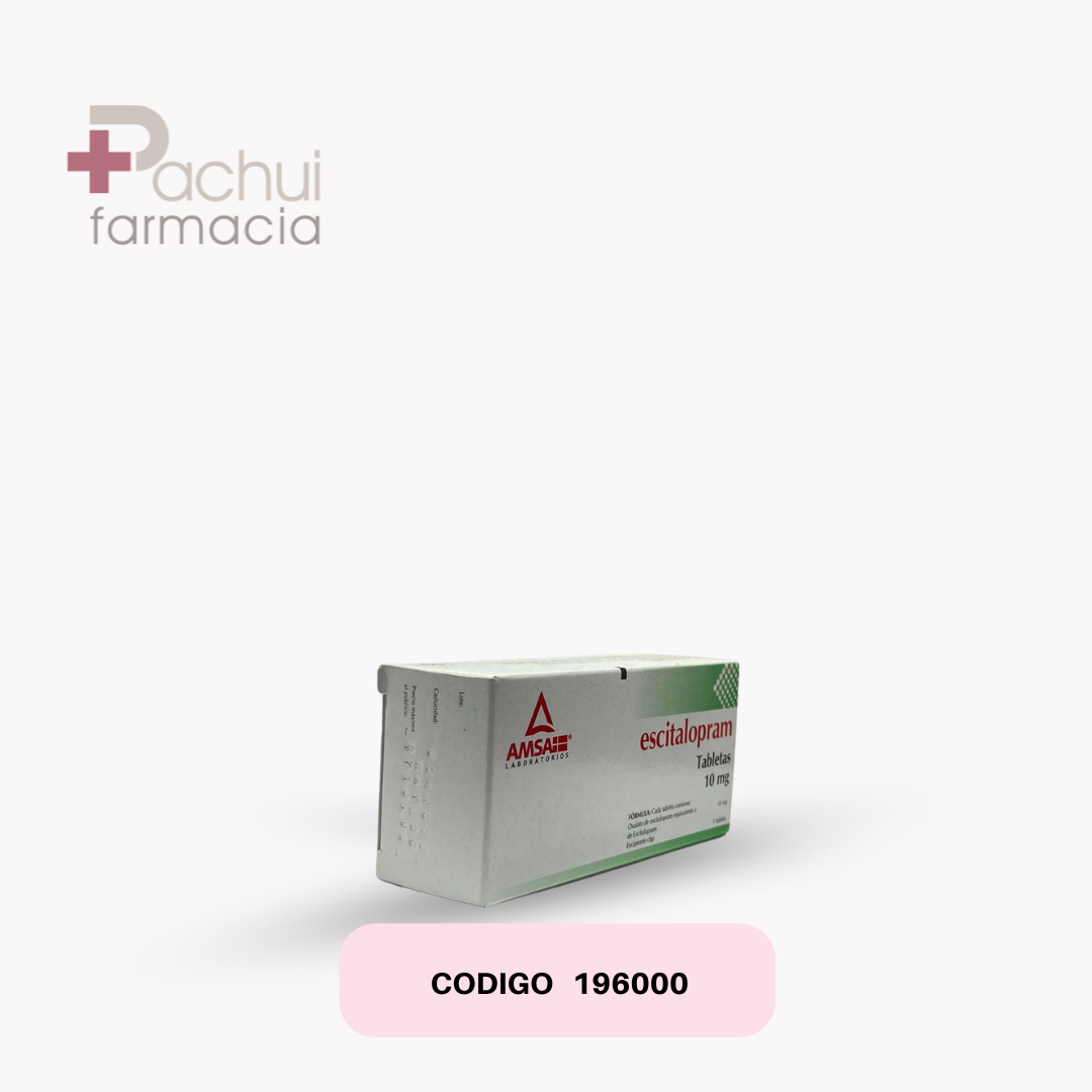 Escitalopram 10 Mg C/28 Tab