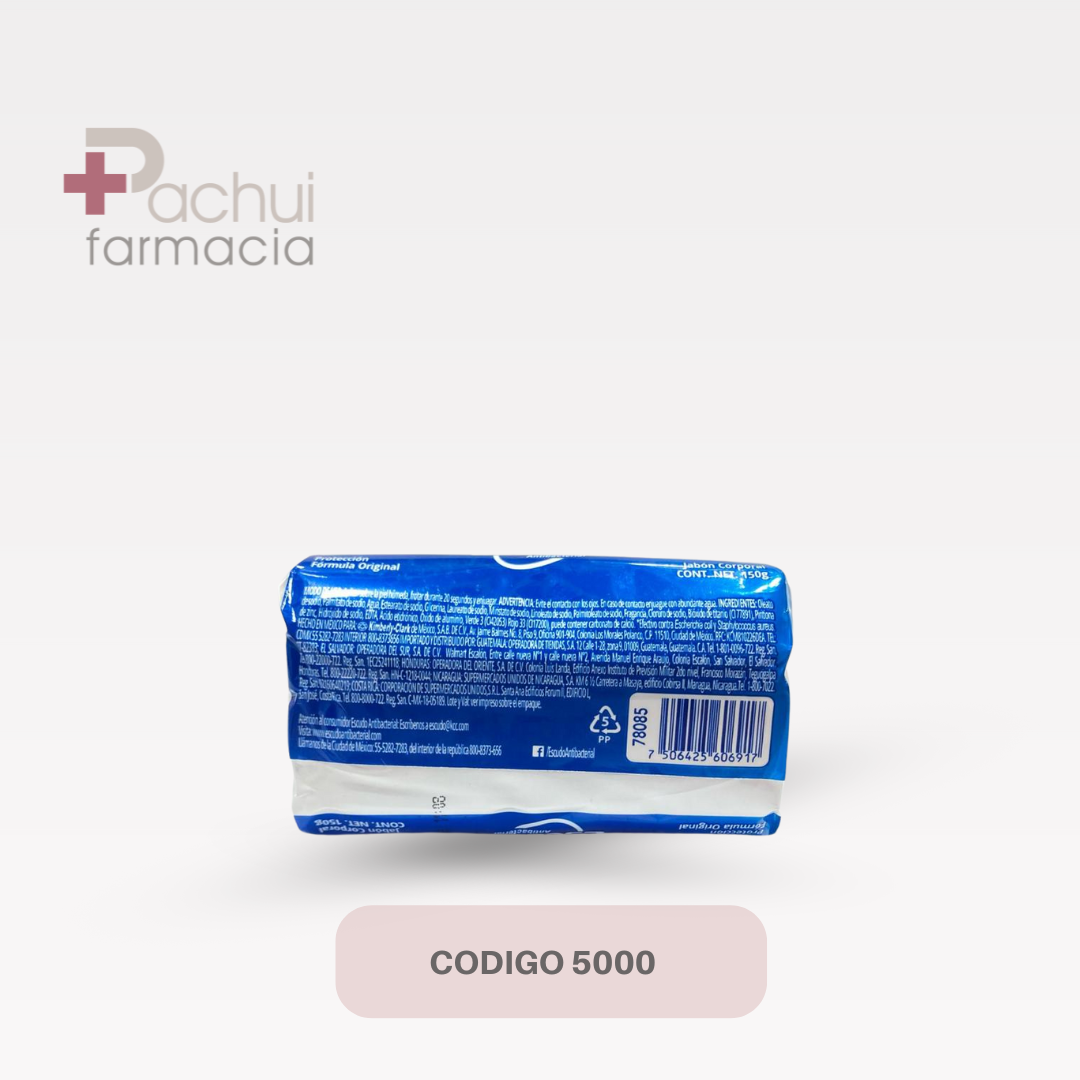 Jabon Escudo Form Azul Original 150 Gr