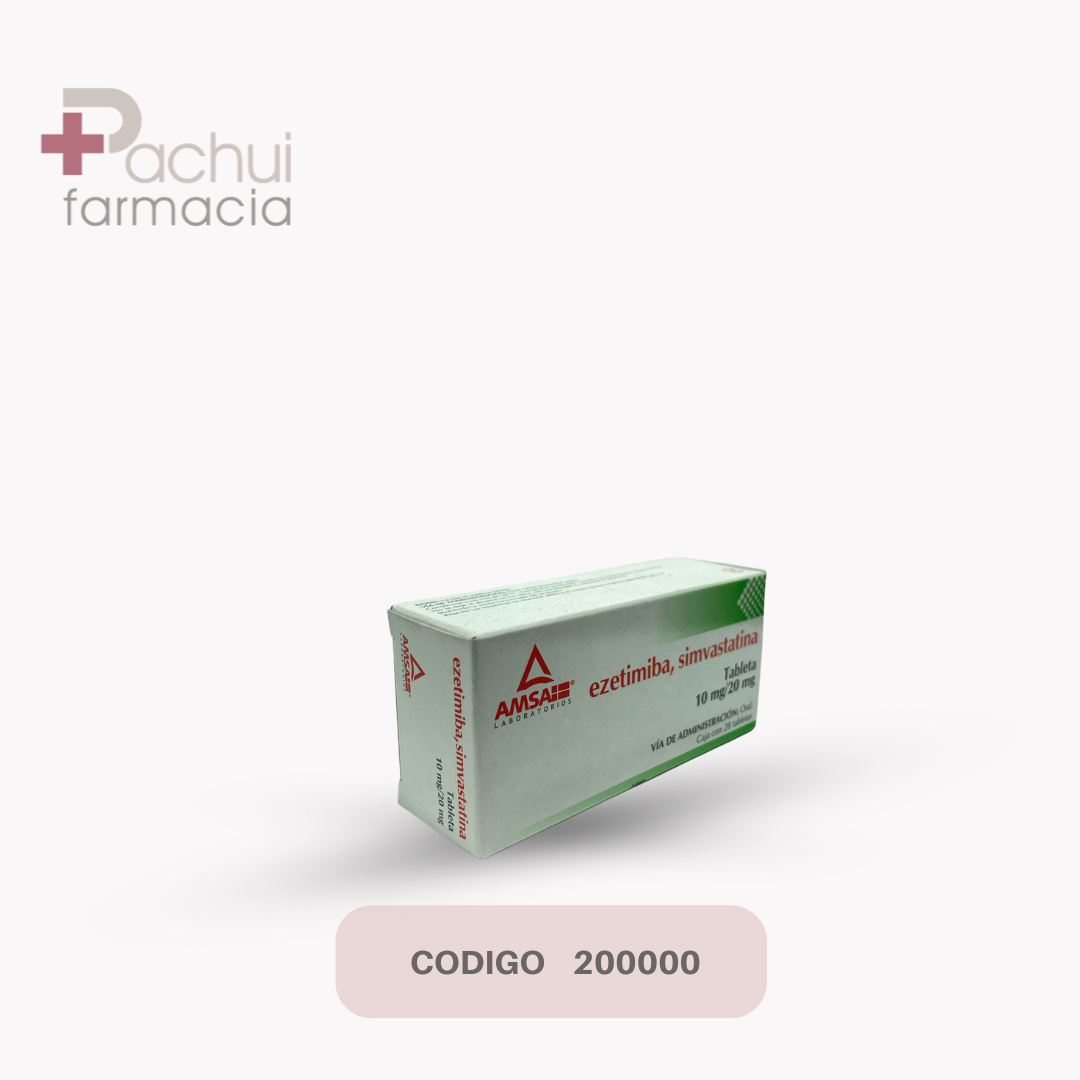 Ezetimiba/Simvasta 28 Tab 10/20 Mg