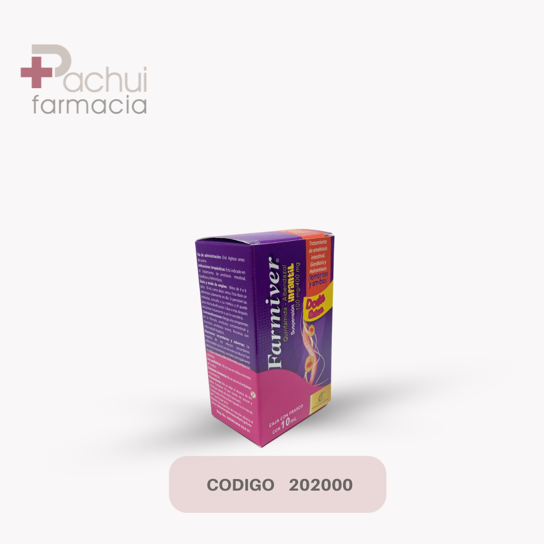 Farmiver Inf 400/100 Mg Sus C/10 Ml