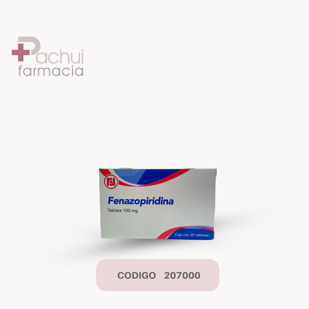 Fenazopiridina 20 Tab 100Mg