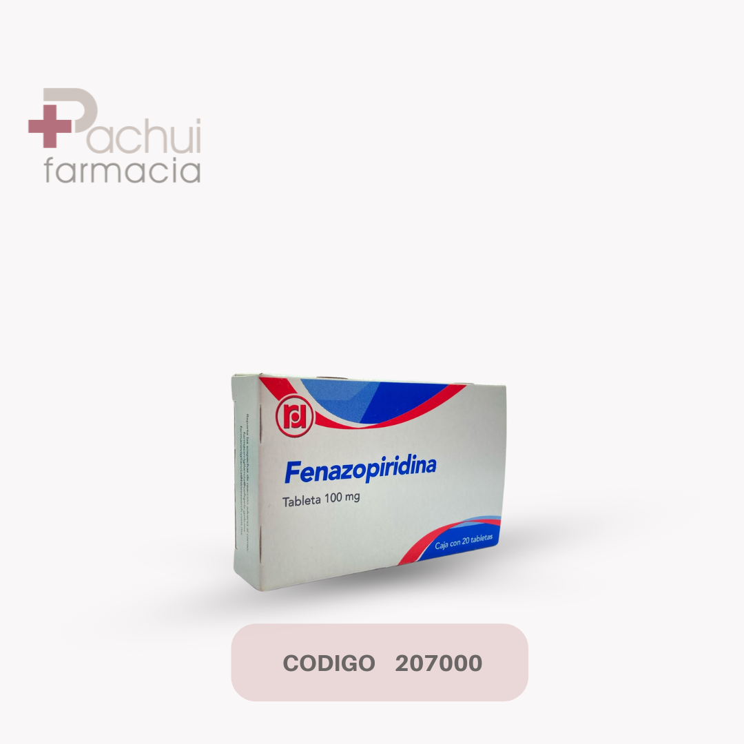 Fenazopiridina 20 Tab 100Mg