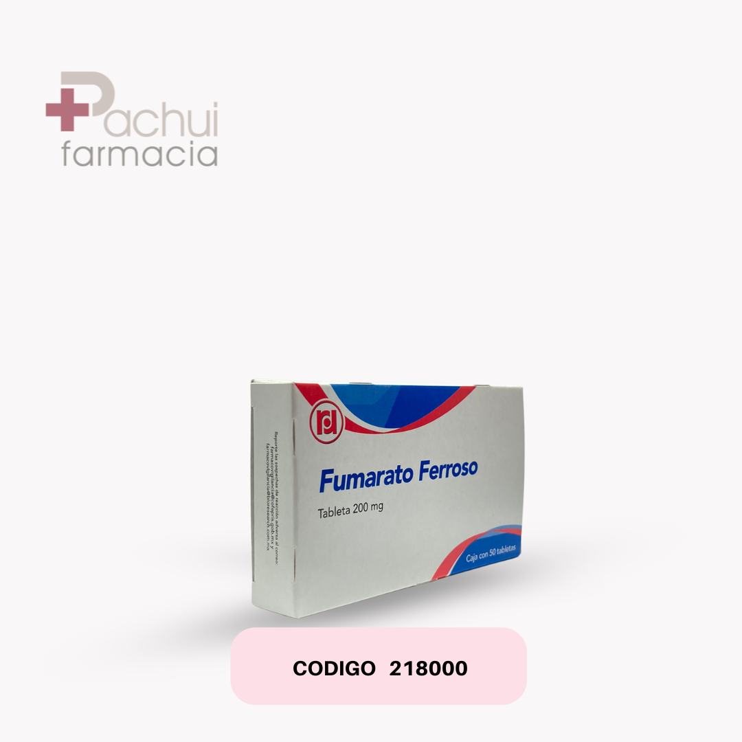 Fumarato Ferroso 200 Mg C/50 Tab