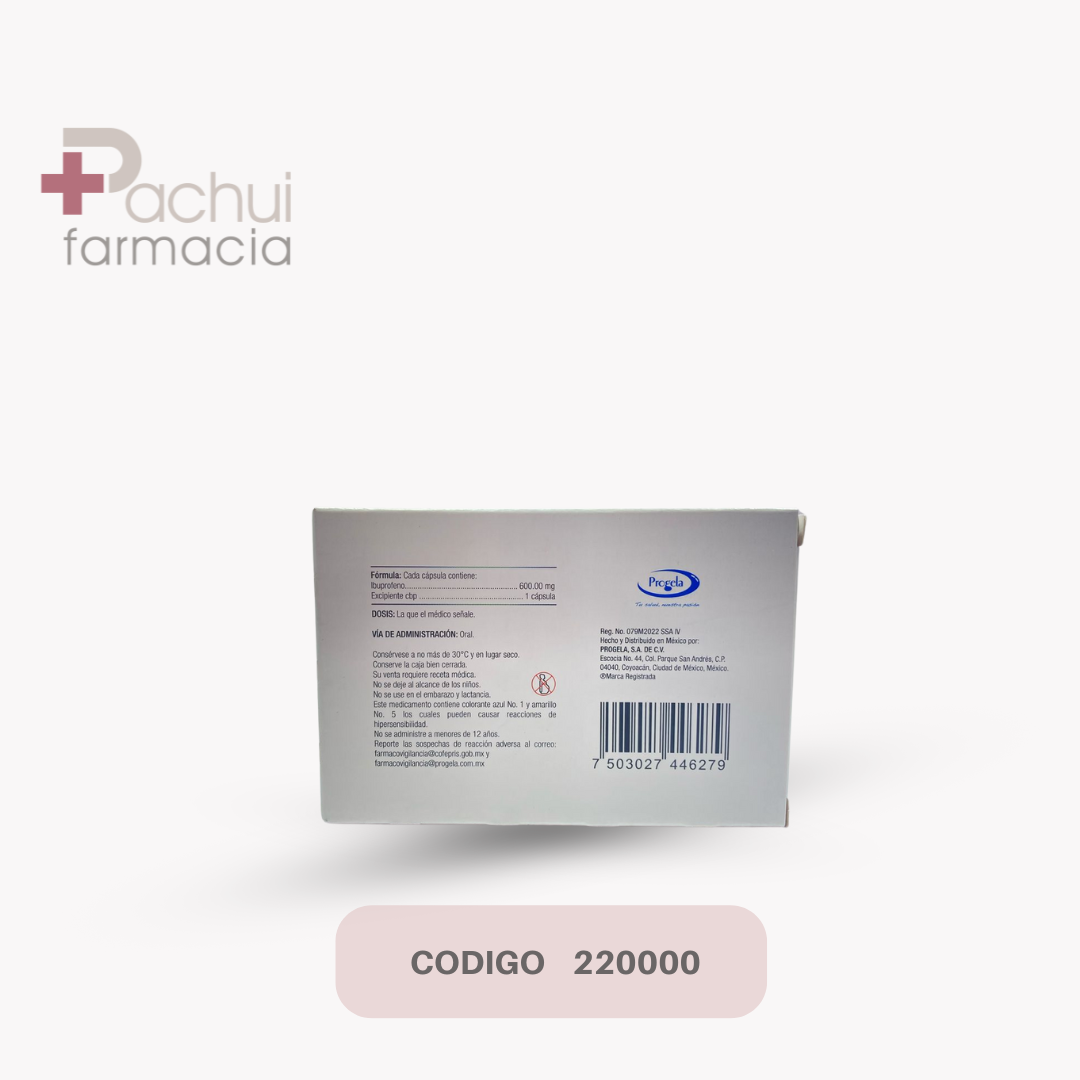 Gelubrin 10 Caps 600 Mg