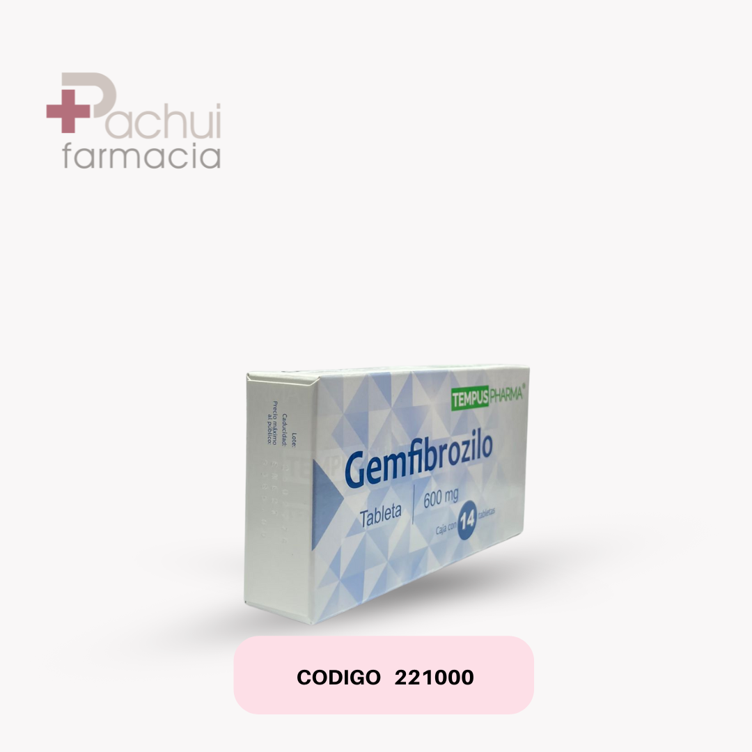 Gemfibrozilo 14 Tab 600 Mg