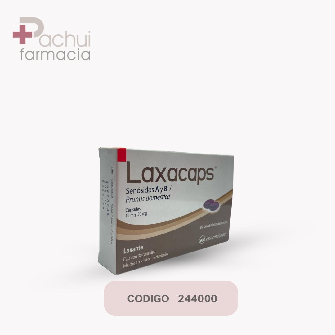 Laxacaps 50/26.667 Mg C/30 Cap