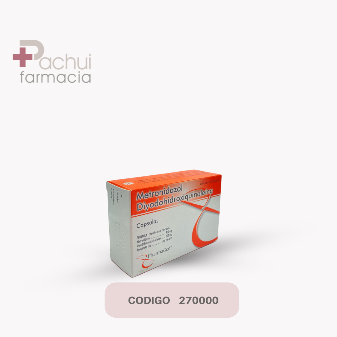 Metronidazol/ Dycoohid 400/200Mg 30 Cap