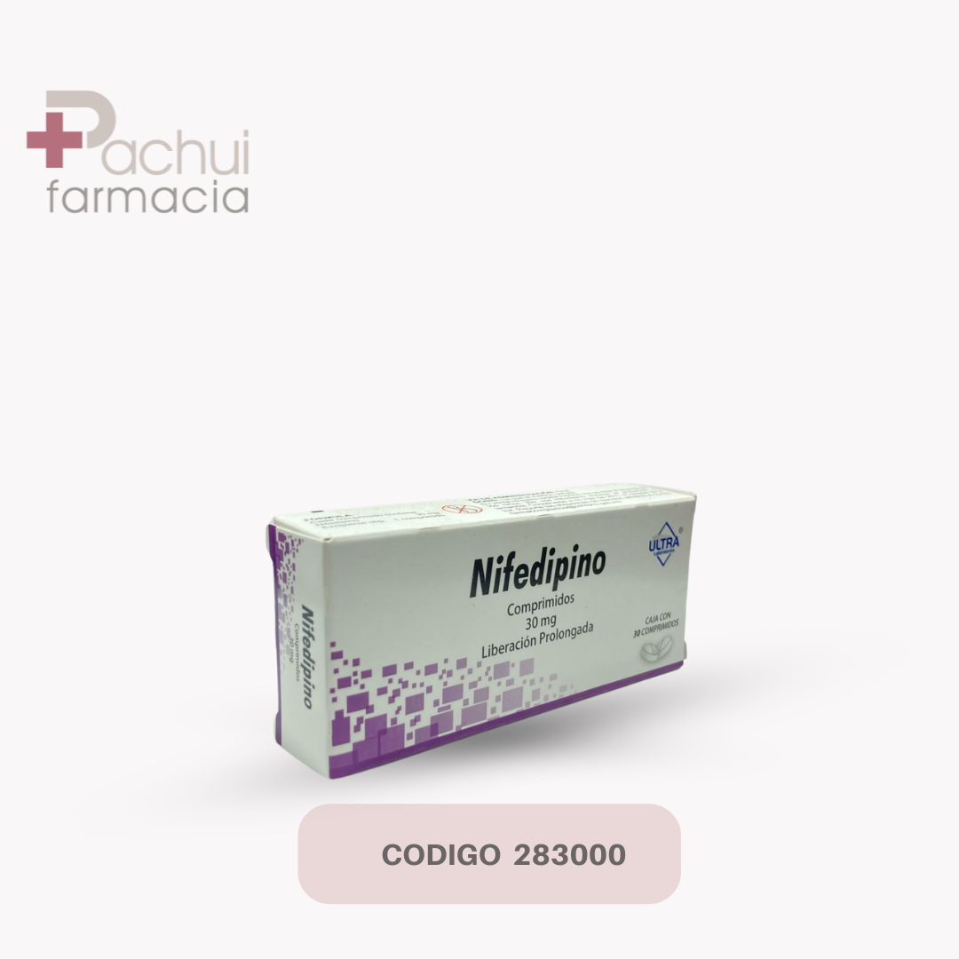 Nifedipino 30 Mg C/30 Com