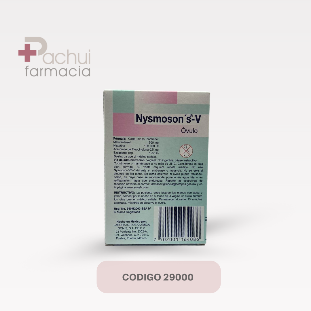Nysmosons-V 100000 Ui 500/5 Mg C/10 Ovu