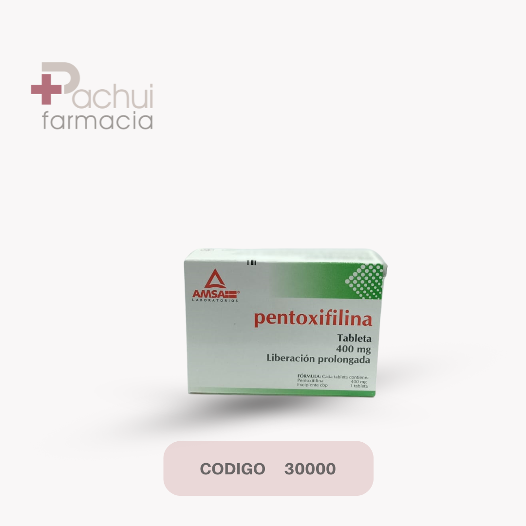 Pentoxifilina 400 Mg C/30 Tab
