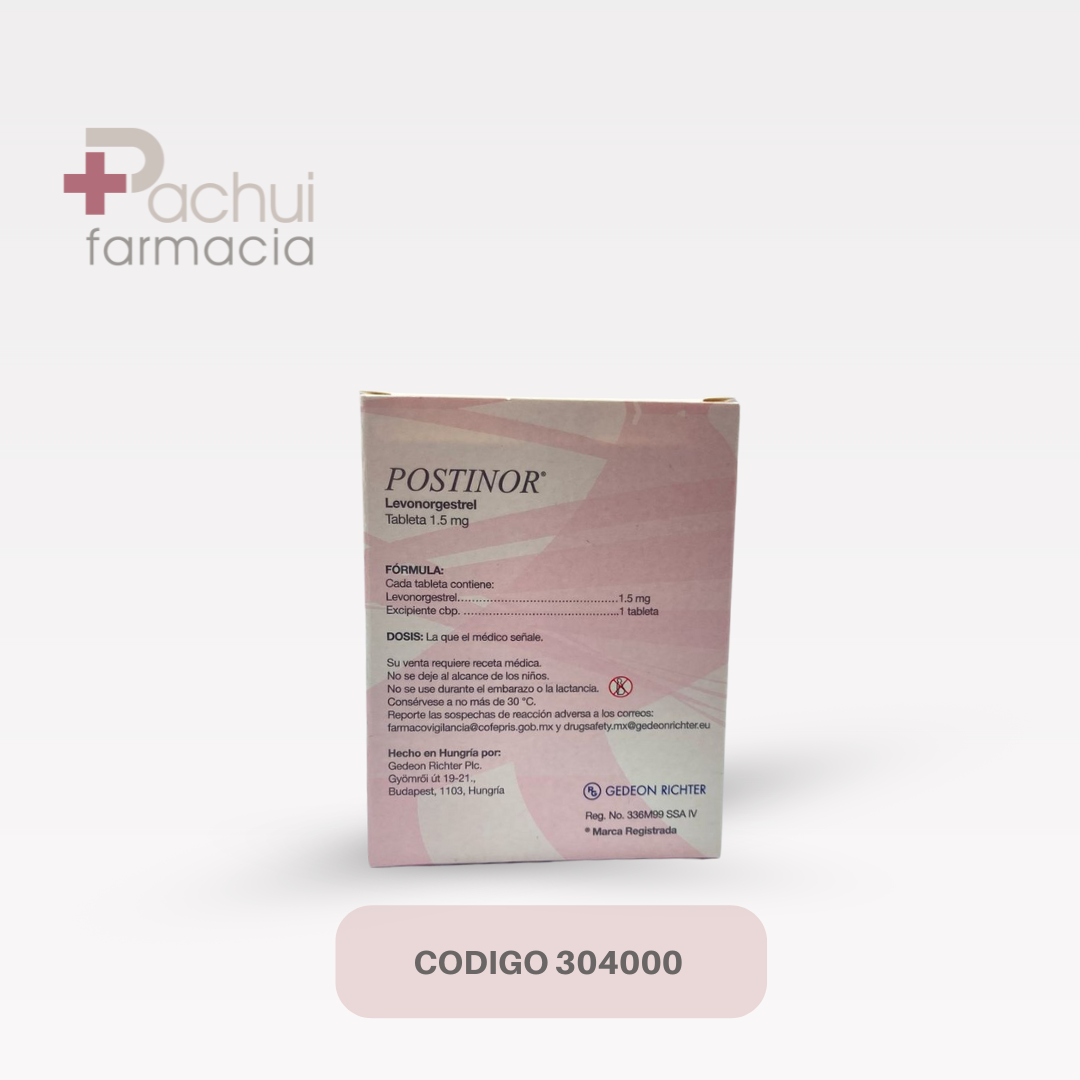 Postinor Unidosis 1.5 Mg C/1 Tab