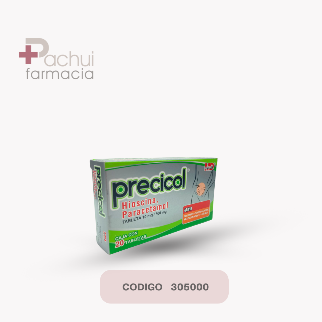Precicol 20 Tab 10/500 Mg