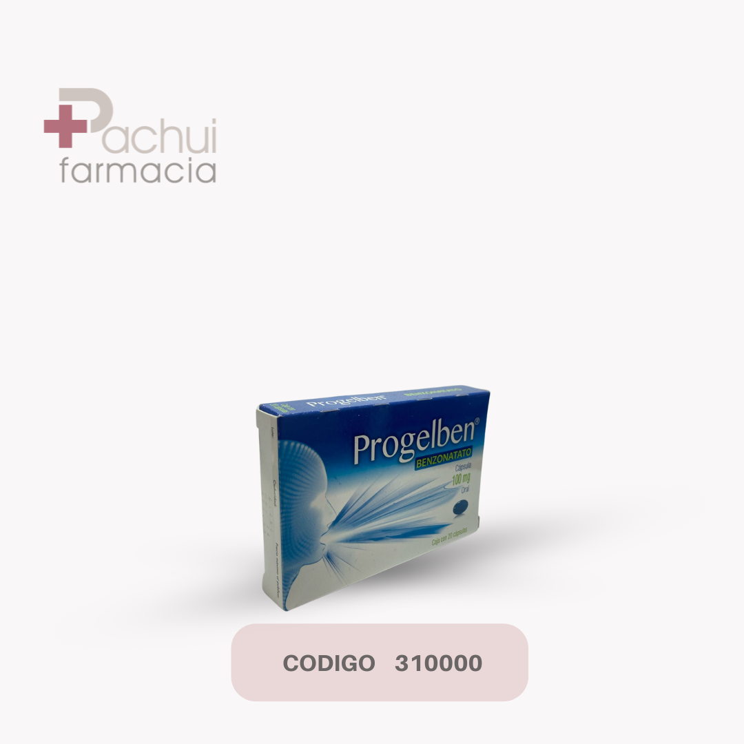 Progelben 20 Caps 100 Mg