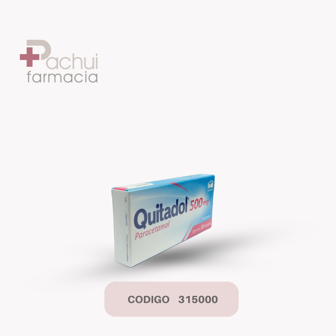 Quitadol 10 Tab 500 Mg