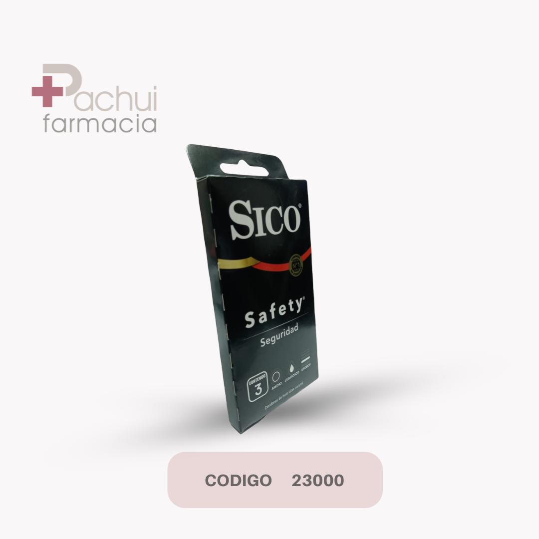 CONDONES SICO NEGRO FEEL CART C/3