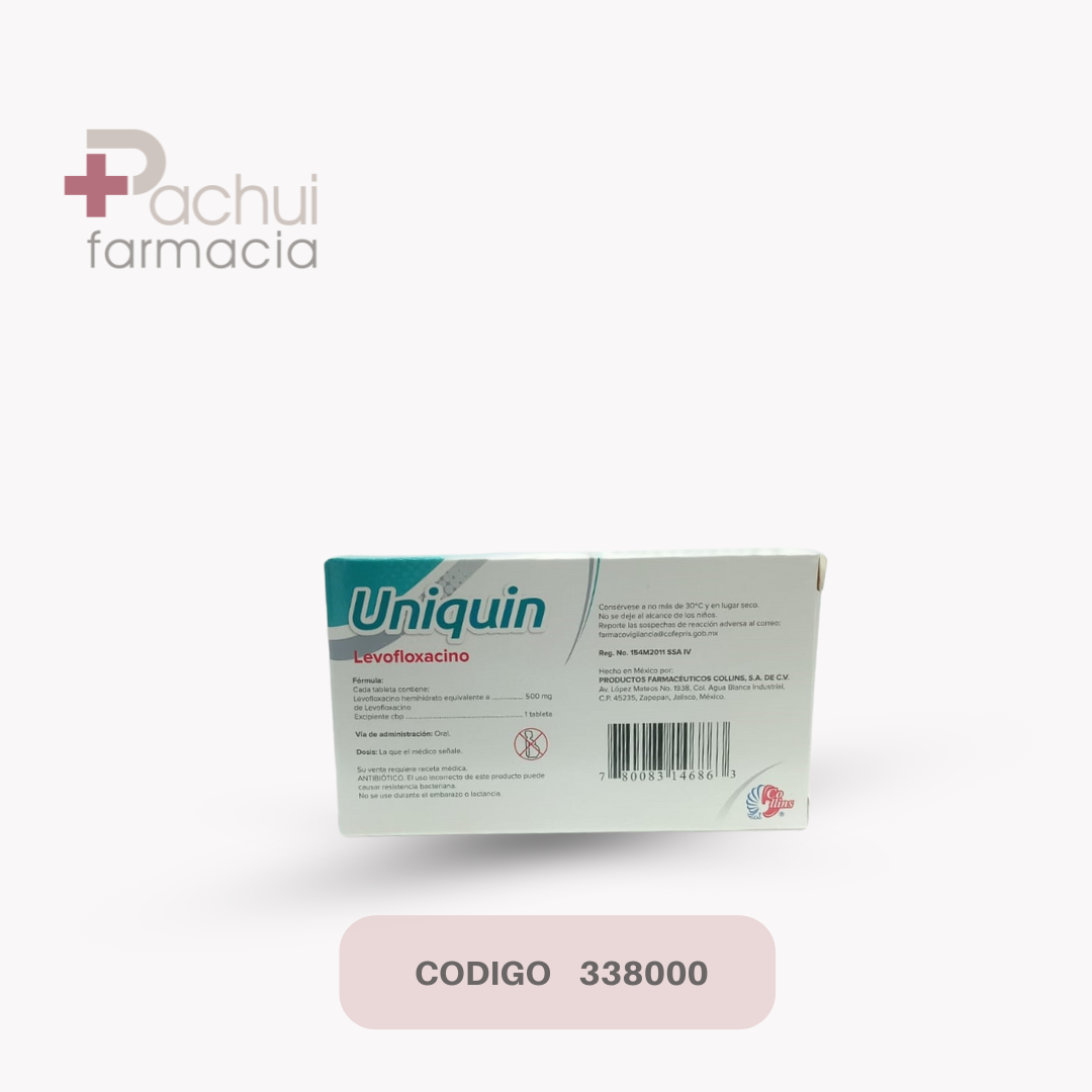Uniquin 500 Mg C/7 Tab