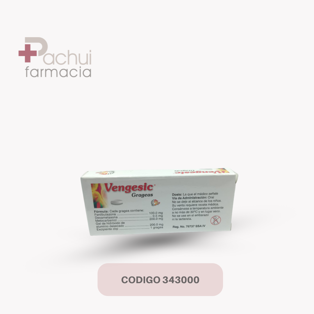 Vengesic 20 Grag 200/100/0.5 Mg