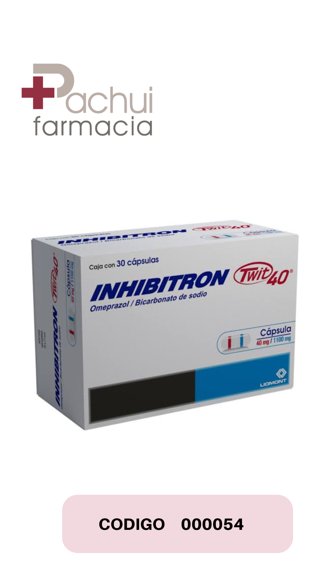INHIBITRON TWIT 30 cápsula